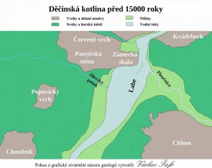 Geologická mapa Děčína